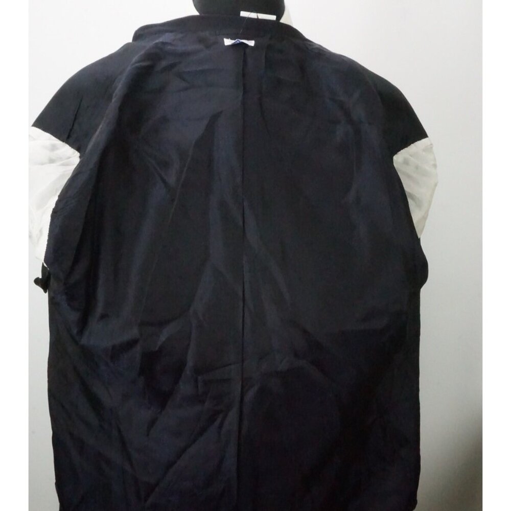 Brioni Plinio Navy Blue Textured 100% Wool Double Breasted Sport Coat Sz 50R NEW - Picture 9 of 13
